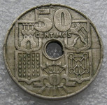 SPAIN 50 CENTIMOS 1949 (51)