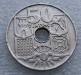 SPAIN 50 CENTIMOS 1949 (53)