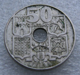 SPAIN 50 CENTIMOS 1949 (62)
