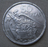 SPAIN  50 PESETAS 1957 (59)