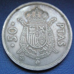 SPAIN 50 PESETAS 1983