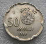 SPAIN 50 PESETAS 1990 La Cartuja