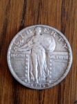 Srebrnjak 1/4 Dollar 1925 Standing Liberty Quarter