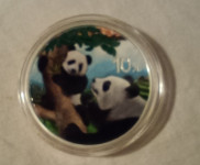 Srebrnjak Panda, 2021., 30g, 999, BU, color