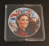 Srebrnjak PRINCESS KATE 1 unca, EXTRA RIJETKO, izdano samo 100 komada