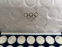 Komplet srebrnjaka Montreal 1976 – originalno pakiranje + certifikati