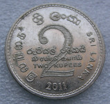 SRI LANKA 2 RUPEES 2011