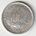 SUID AFRICA 5 S 1952 AG UNC