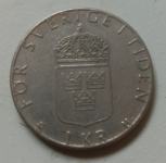 Švedska 1 kruna 1977