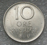 SWEDEN 10 ORE 1972