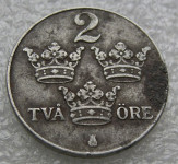 SWEDEN 2 ORE 1944