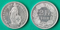 Switzerland 2 francs, 2010 ***/ 2,20 EURO !!!