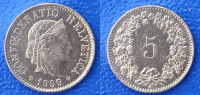 Switzerland 5 rappen, 1999 ***/# 1,00 EURO !!!