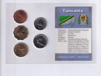 TANUANIA   komplet set kovanica   UNC + CERTIFIKAT  - SETOVI 2