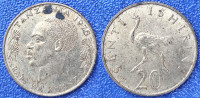 Tanzania 20 senti, 1976 RIJETKO / 1,00 EURO !!!