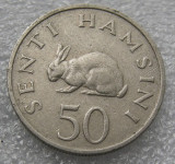 TANZANIA 50 SENTI 1966
