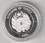 TONGA ONE PA`ANGA 1993 AG UNC