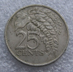 Trinidad and Tobago 25 Cents 1981