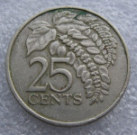 Trinidad and Tobago 25 Cents 1983