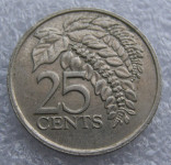 Trinidad and Tobago 25 Cents 1984