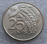 Trinidad and Tobago 25 Cents 2007