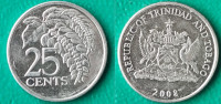 Trinidad and Tobago 25 cents, 2008 / 1,70 EURO !!!