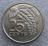 Trinidad and Tobago 25 Cents 2008
