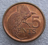 Trinidad and Tobago 5 Cents 2017