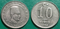 Turkey 10 new kurus, 2006 ***/