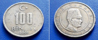TURSKA TURKEY 100 BIN LIRA 2001(100 000 L)KM:1106 - MUSTAFA K. ATATURK