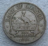 UGANDA 1 SHILLING 1966