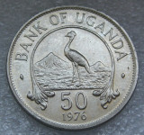 UGANDA 50 CENTS 1976