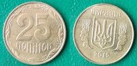 Ukraine 25 kopiyok, 2010 / 1,00 EURO !!!