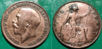 United Kingdom 1 penny, 1920 ***/