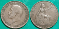 United Kingdom 1 penny, 1928 ***/