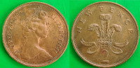 United Kingdom 2 new pence, 1980 /