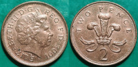 United Kingdom 2 pence, 2001 ***/