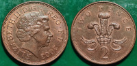 United Kingdom 2 pence, 2003 ***/