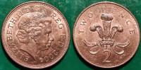United Kingdom 2 pence, 2004 ***/