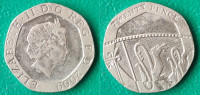 United Kingdom 20 pence, 2009 ***/ 1,40 EURO !!!