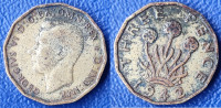United Kingdom 3 pence, 1942 / 0,40 EURO !!!