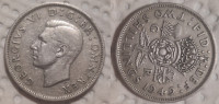 United Kingdom Velika Britanija 2 shillings (florin), 1949 /