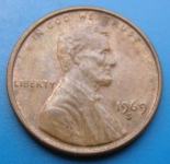UNITED STATES 1 cent 1969S