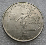 UNITED STATES ¼ Dollar 1999 D Pennsylvania