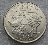 UNITED STATES ¼ Dollar 2000P South Carolina