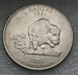 UNITED STATES ¼ Dollar 2005 P Kansas