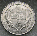 UNITED STATES ¼ Dollar 2015 P Homestead