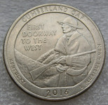 UNITED STATES ¼ Dollar 2016 P Cumberland Gap
