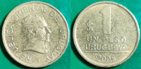 Uruguay 1 peso, 2005 ***/
