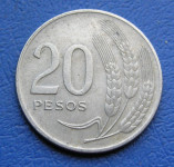 URUGUAY 20 PESOS 1970